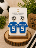 Custom Jersey Earrings