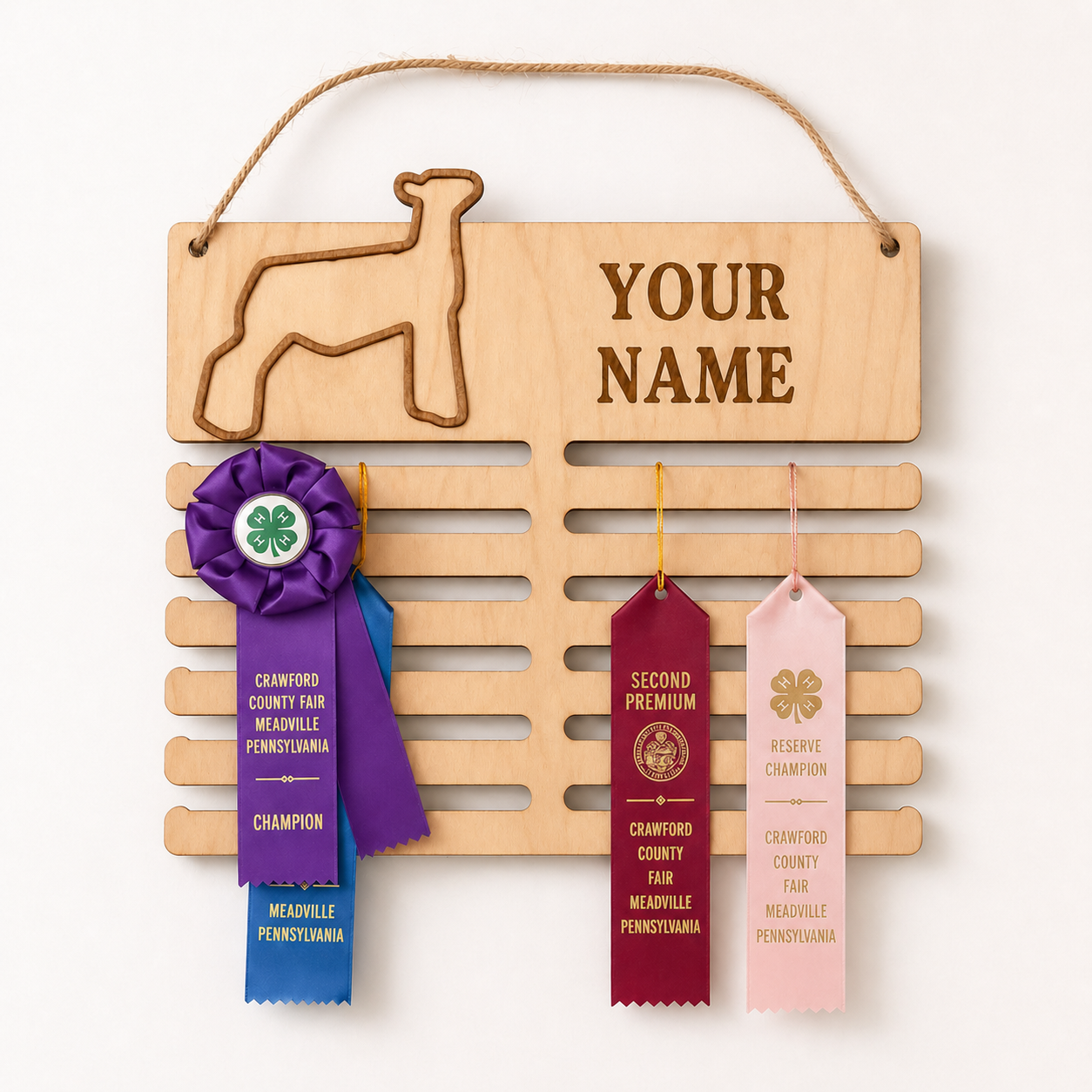4H Ribbon Hanger