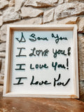 Family Handwriting Sign