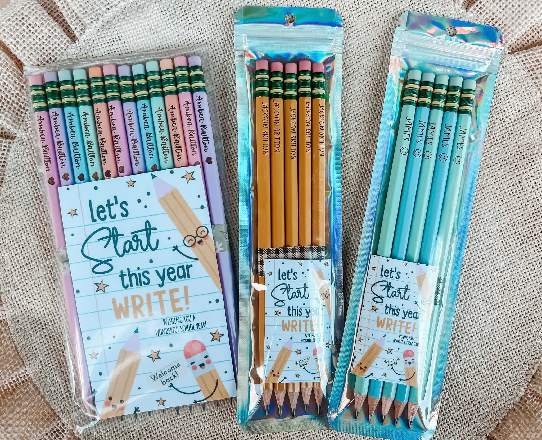 Personalized Engraved Pencils