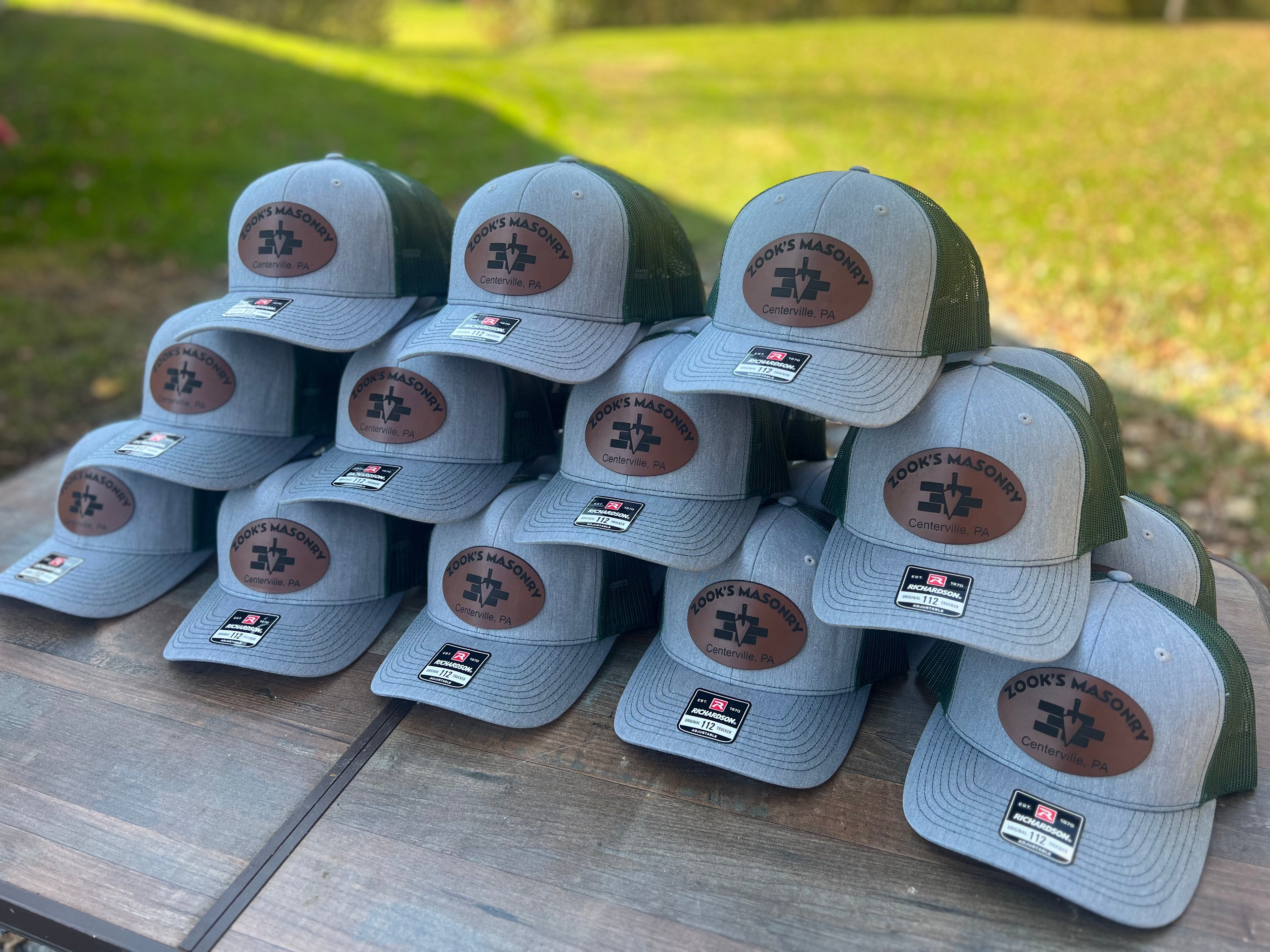 Custom Leather Patch Hat