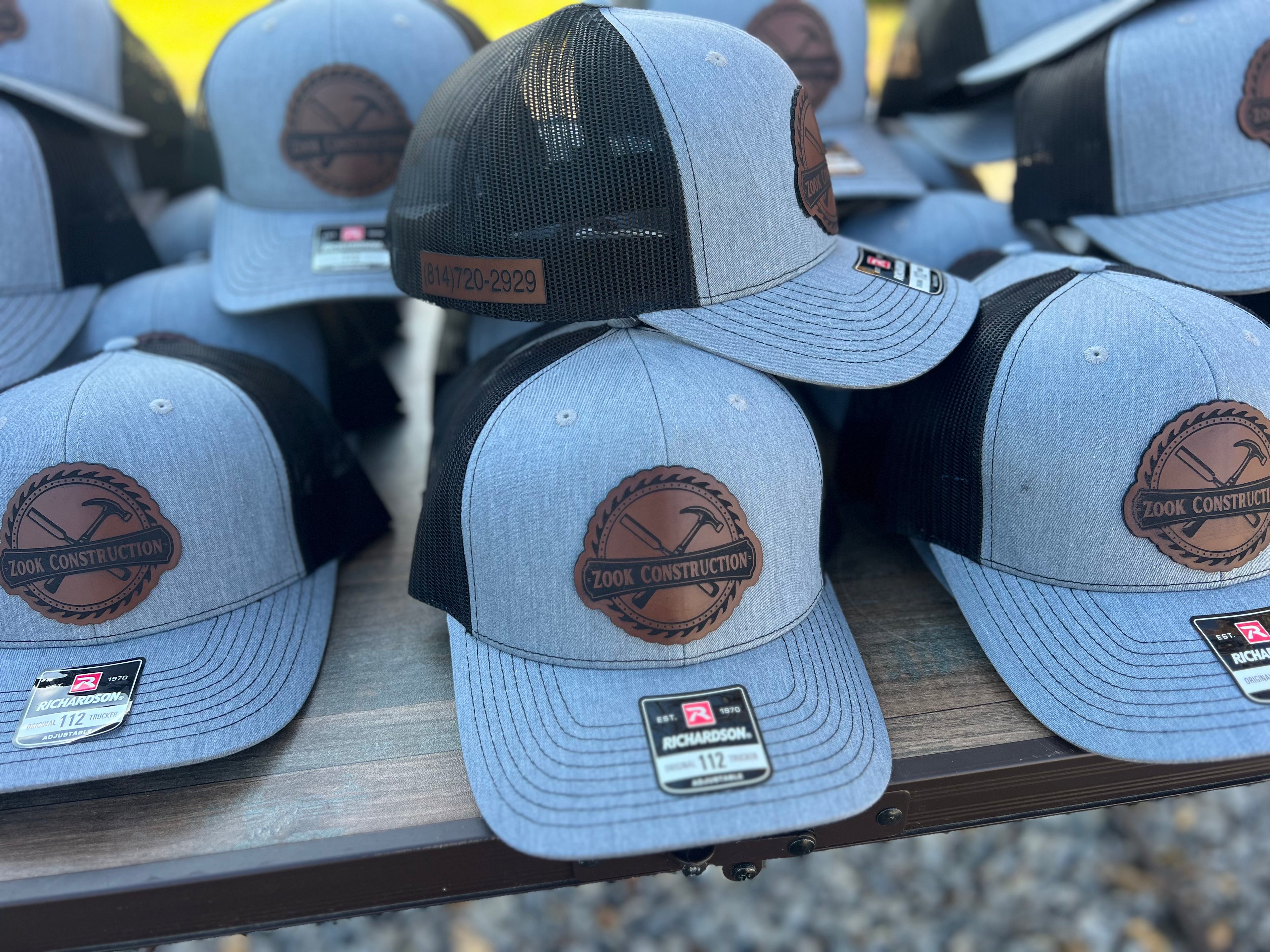 Custom Leather Patch Hat